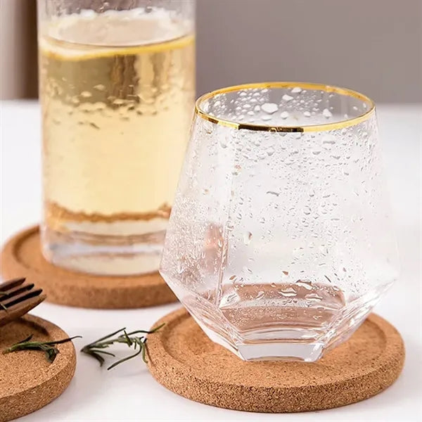 4" Eco-Friendly Heat-Resistant Round Absorbent Cork Coaster