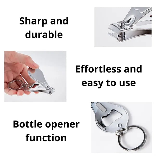 Nail Clipper Bottle Opener Keychain For Party Wedding