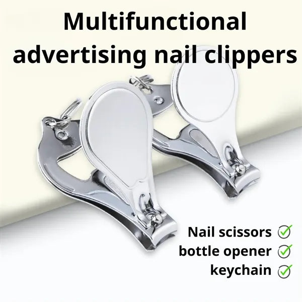 Nail Clipper Bottle Opener Keychain For Party Wedding