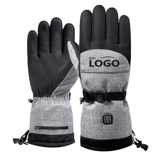 Rechargeable Heated Gloves Touchscreen Waterproof