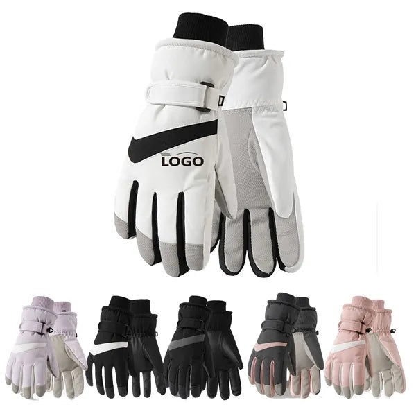 Waterproof Ski Gloves Durable Skate Touchscreen Customizable