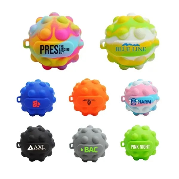 Push Bubble Stress Reliever Ball Silicone Fidget