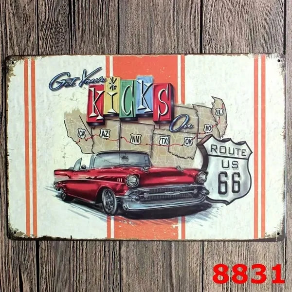 Retro Decor Tin Signs Metallica Plaques