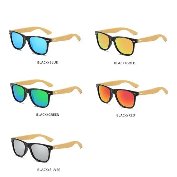 Bamboo Wood Polarized Sunglasses