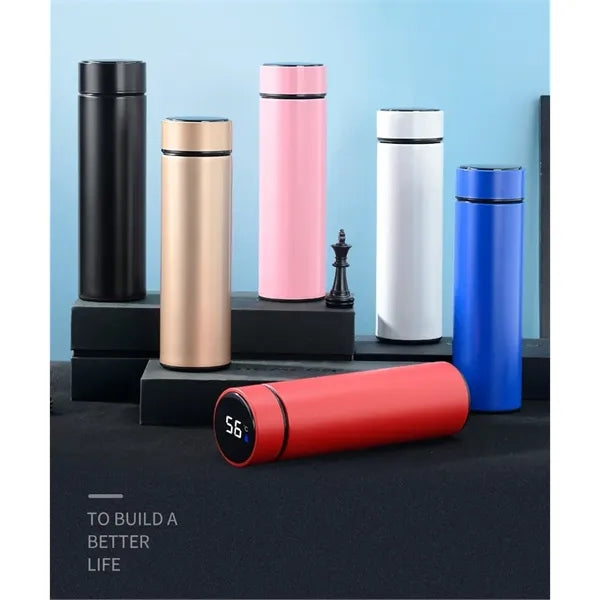 17OZ stainless steel smart thermos travel mug