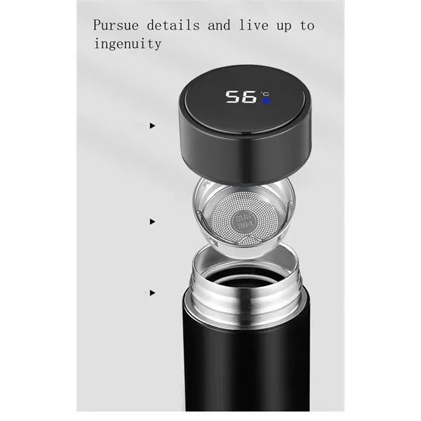 17OZ stainless steel smart thermos travel mug