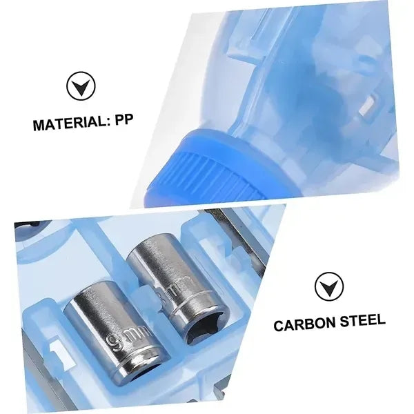 Beverage bottle shape gift tool set