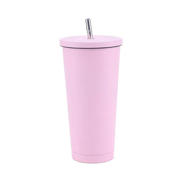 24OZ Double Wall Tumbler With Lids And Straw