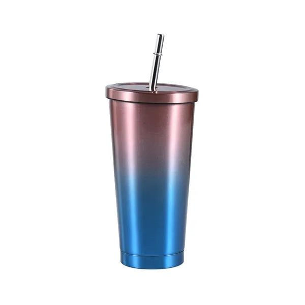 24OZ Double Wall Tumbler With Lids And Straw