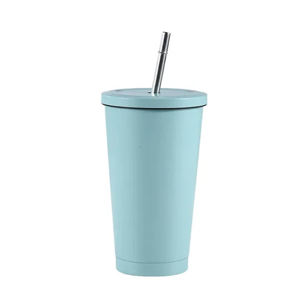 24OZ Double Wall Tumbler With Lids And Straw