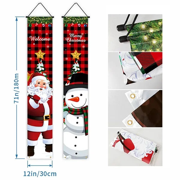 Outdoor Decorations Porch Banner for Home