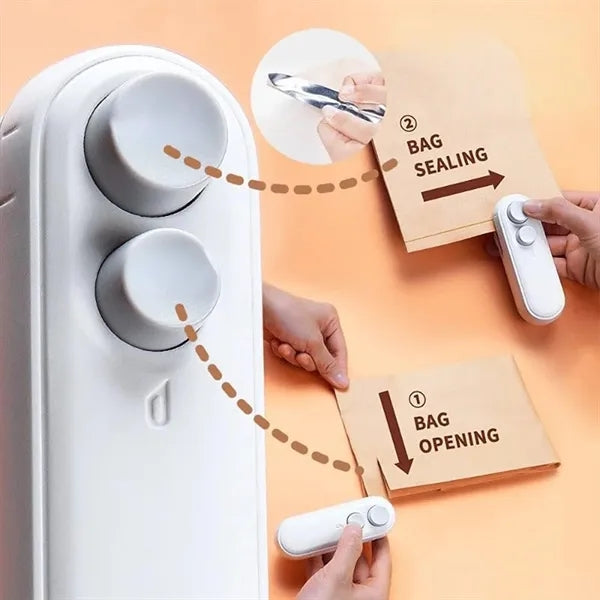 Usb Rechargeable Chip Bag Sealer Heat Seal Tool