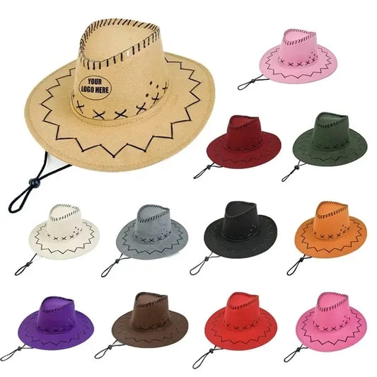 Western windproof Cowboy hat