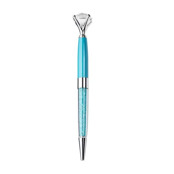 Diamond-Shaped Retractable Metal Ballpoint Pen