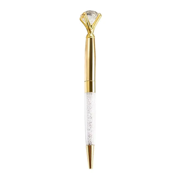Diamond-Shaped Retractable Metal Ballpoint Pen