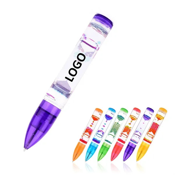 Bubble-Encased Liquid Ballpoint Pen