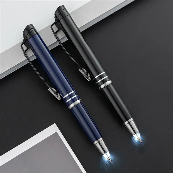 Creative Touch Screen LED Office Metal Ballpoint Pen