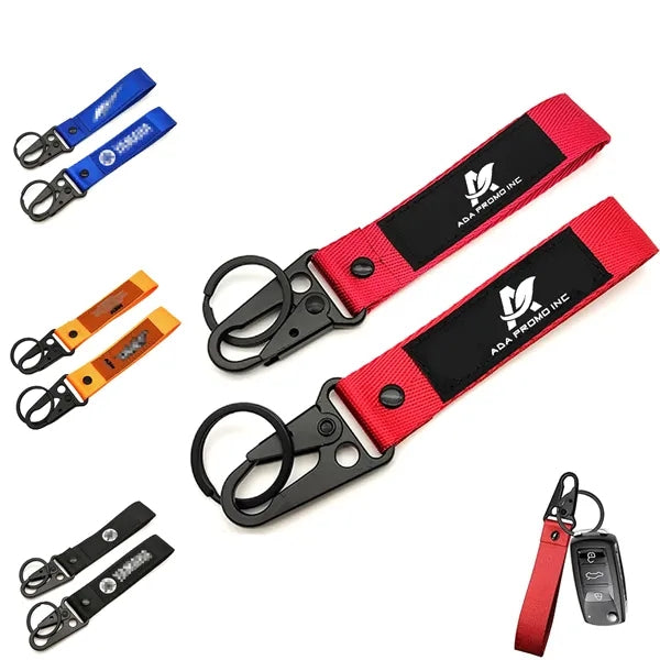 Motorcycle Fabric Keychain