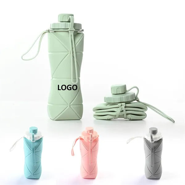 Outdoor Silicone Foldable Large-capacity Water Bottle