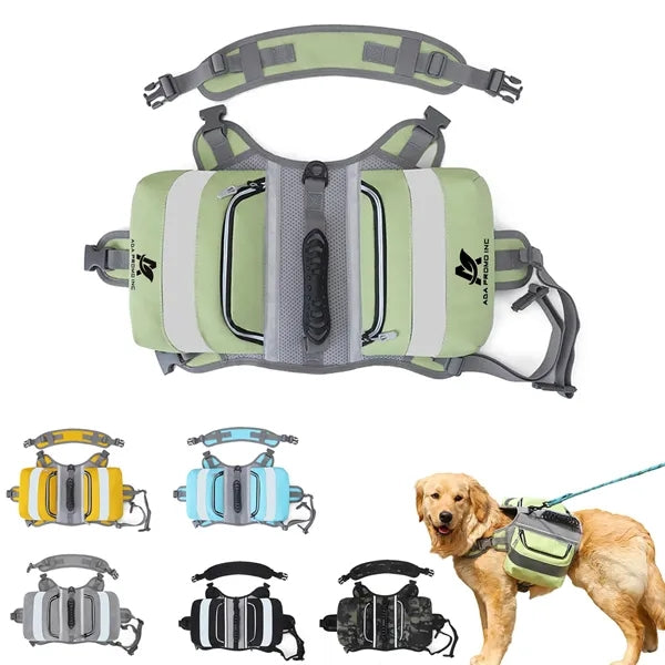 Outdoor Dog Self Backpack Portable Breathable Saddlebag