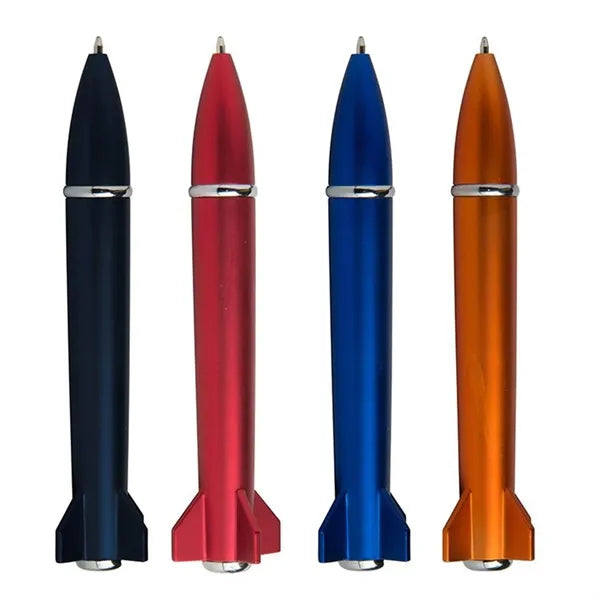Rocket Missile Model With Light Ballpoint Pen