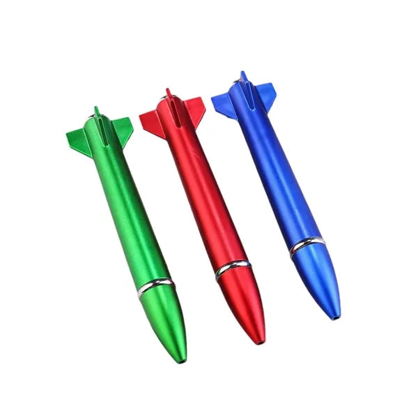 Rocket Missile Model With Light Ballpoint Pen