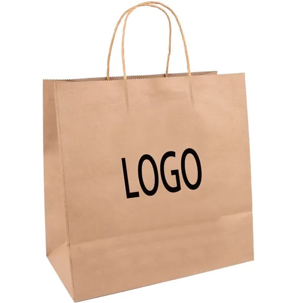 Eco-Friendly Brown Kraft Shopping Bag