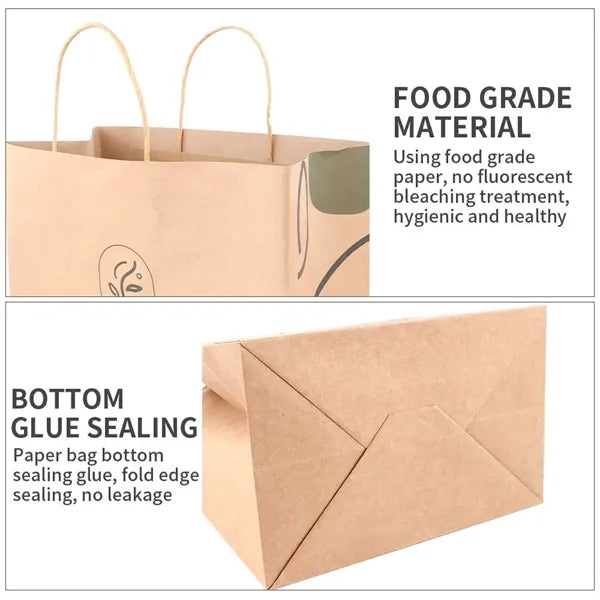 Eco-Friendly Brown Kraft Shopping Bag