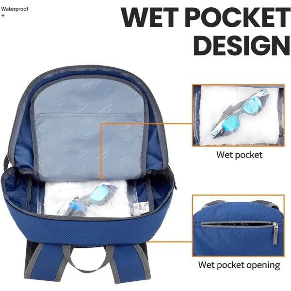 40L Lightweight Packable Travel Hiking Backpack Daypack