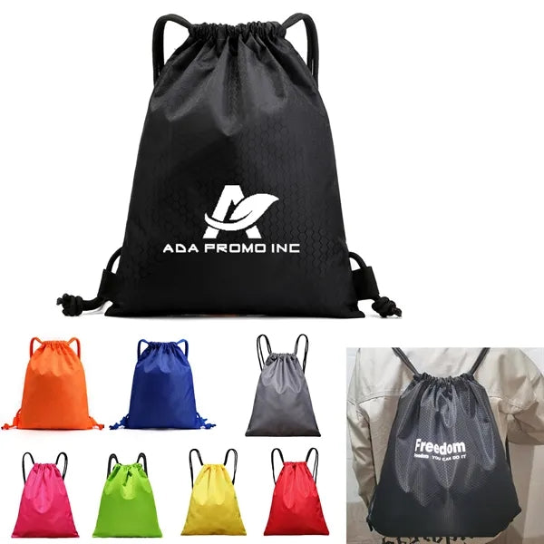 Drawstring Bags Reflective Backpack