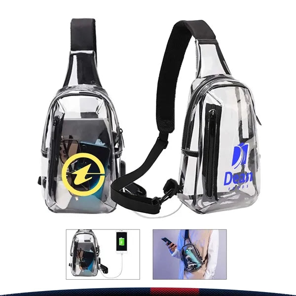 Yuxi PVC Sling Bag