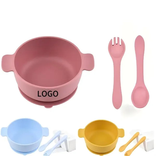 Silicone Bowl Baby Set