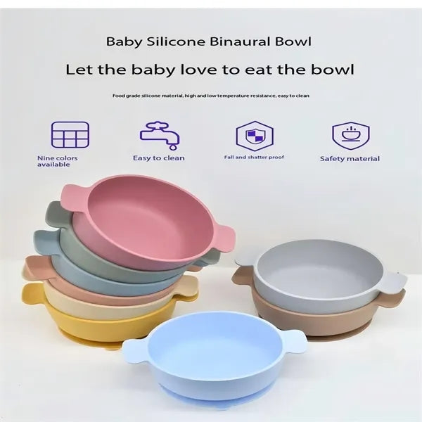Silicone Bowl Baby Set