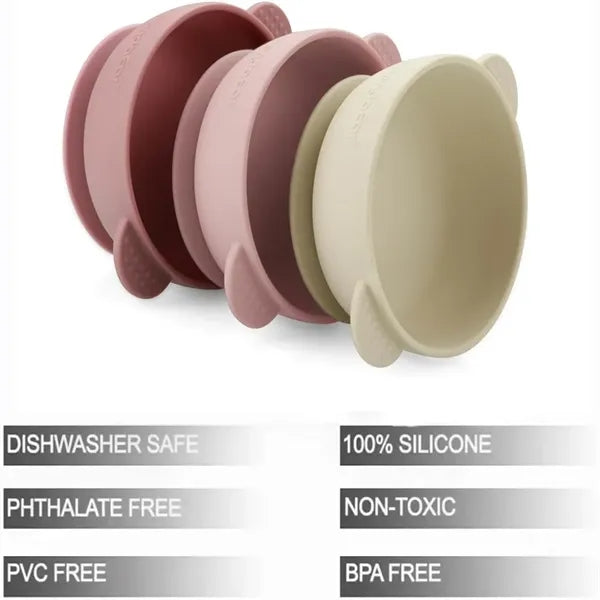 Silicone Bowl Baby Set