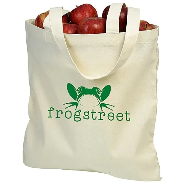 Cotton Sheeting Natural Economy Tote - 15-1/2" x 15"