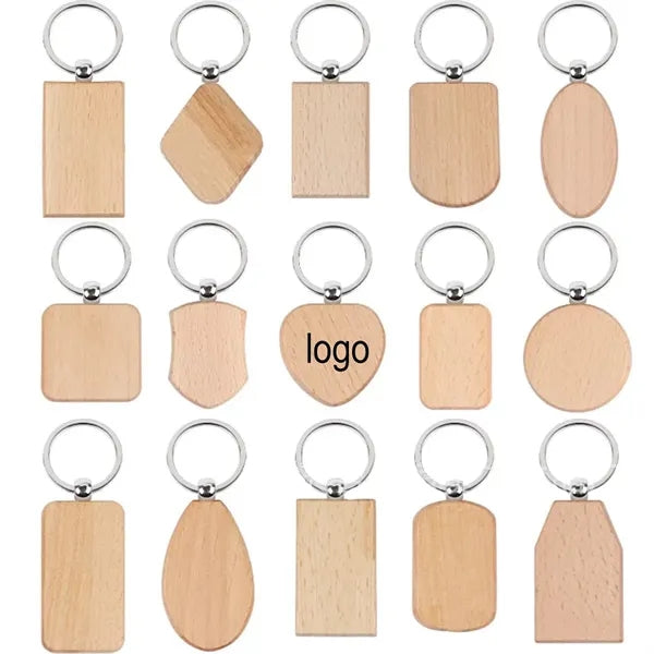 Cute Small Wooden Keychain