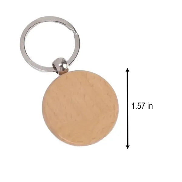 Cute Small Wooden Keychain