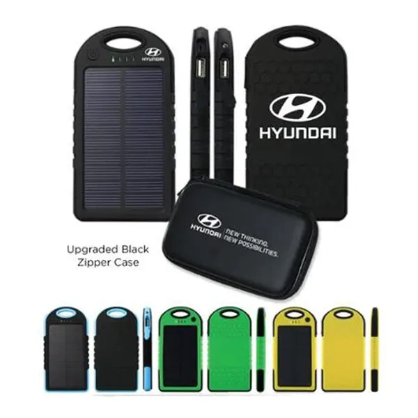 Portable Solar Charger Power Bank Travel Gift Set 5000mah