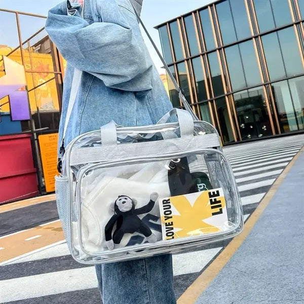 Clear Sports Duffel Bag Beach Tote