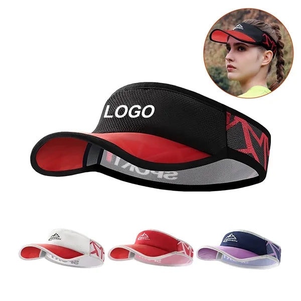 Unisex Outdoor Sun Protection Empty Top Cap for Marathon