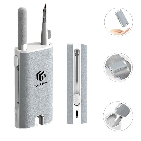 Multifunctional portable electronic keyboard cleaning kit