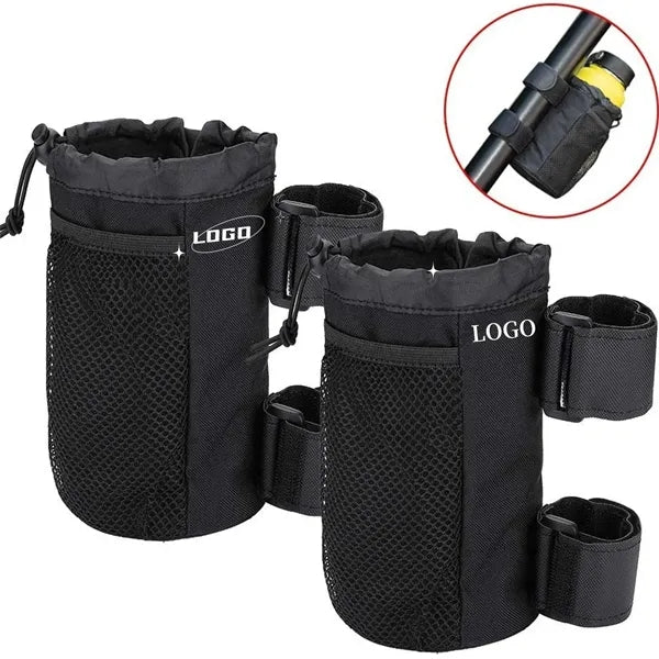 Adjustable Roll Bar Bike Cup Storage Bag Holder Stable