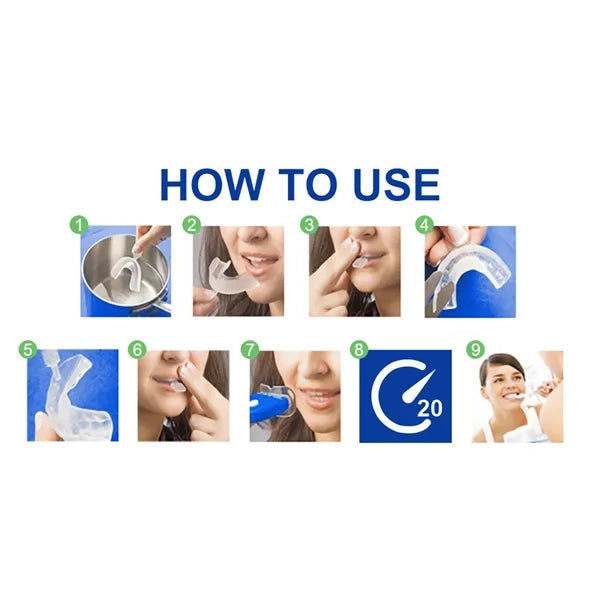 Teeth Whitening Kit Professional With LED Accelerator Light