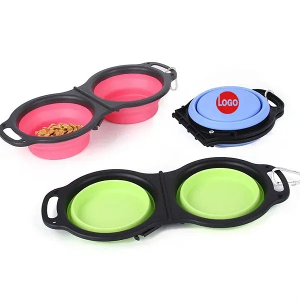 2 In 1 TPE Outdoor Foldable Pet Bowl