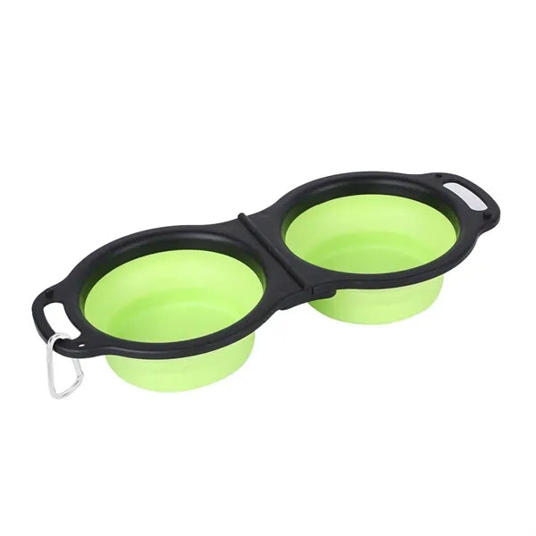 2 In 1 TPE Outdoor Foldable Pet Bowl