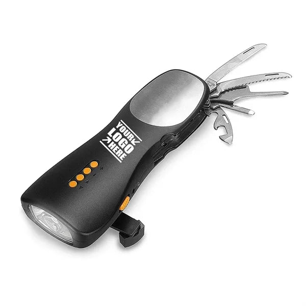 Emergency Crank Radio with LED Light for Camping