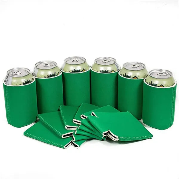 Beer And Coke Can Insulation Pads With Folding Bottom Cover