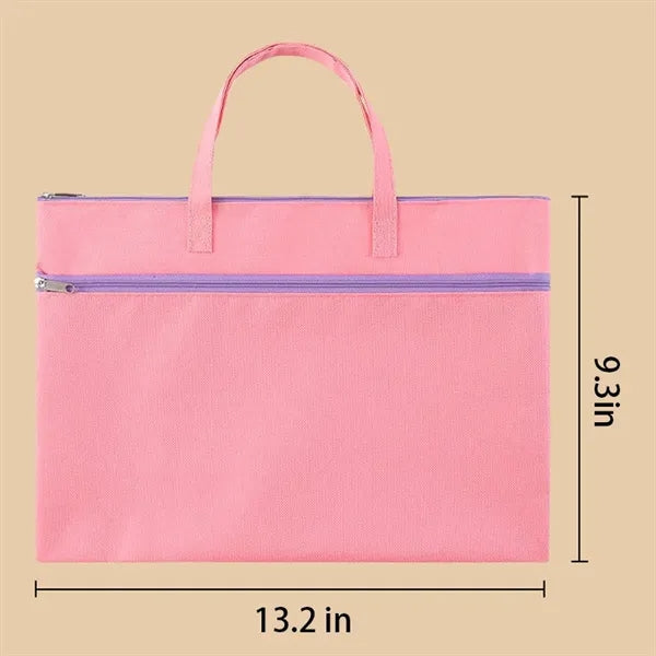 Document Storage Bag with Handle