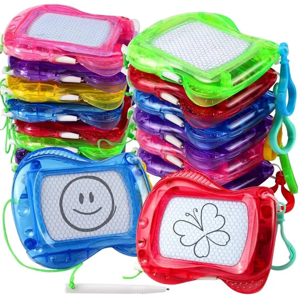 Mini Magnetic drawing board Keychain Clip