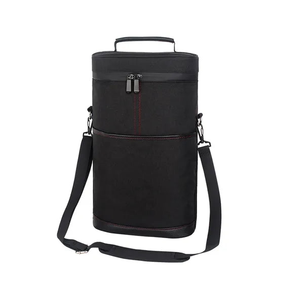 Outdoor Insulated 2 Bottle Wine Tote Bag